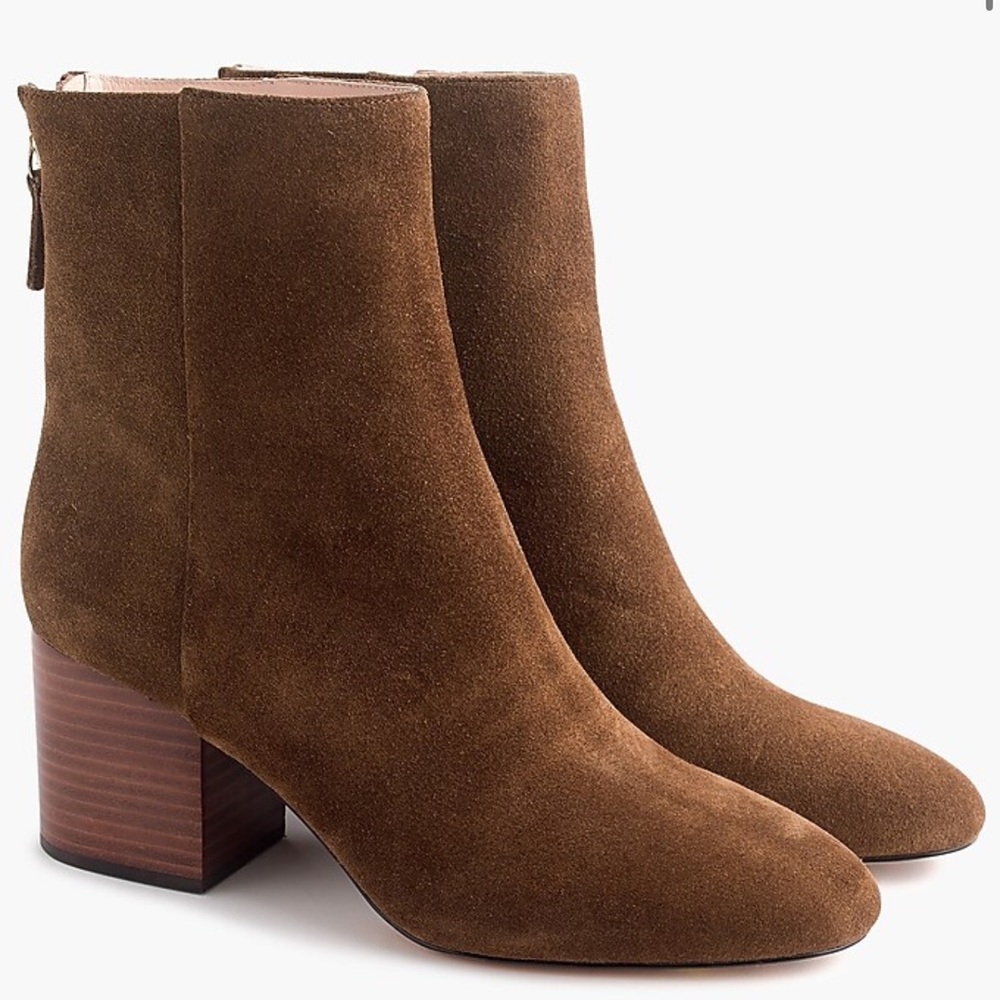 J.Crew brown suede Sadie ankle boots